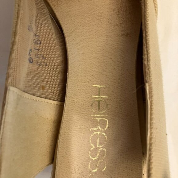 Vintage Slingback Beige Espadrilles - Picture 6 of 7